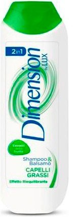 Dimension By Lux 2In1 Shampoo & Conditioner for Oily Hair 250 Ml 