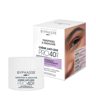 Byphasse Anti Age PRO40 , Rassodante e Liftante, Crema, Per il viso, 60 ml