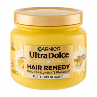 Garnier Camomilla Baciata Dal Sole & Miele Di Fiori - Maschera Illuminante Riparatrice 340 Ml