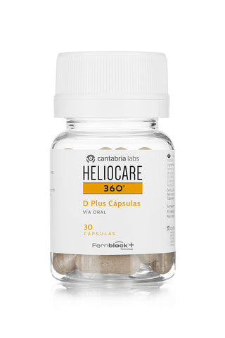 Cantabria, Heliocare 360Âº D Plus, Vitamin D, Sunscreen, Supplements, 30 pcs