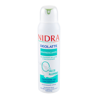 Nidra Deolatte Fresh Con Proteine Del Latte E Bio Aloe Deodorant Spray 150 Ml