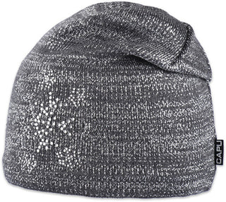 Capu Berretto grigio scuro con fiocco di neve