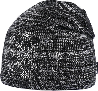Capu Berretto nero con fiocco di neve