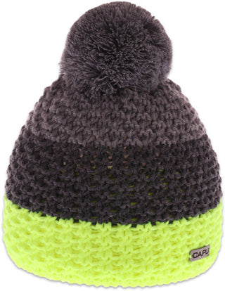 Capu Cappello Da Donna giallo fluo grigio e nero