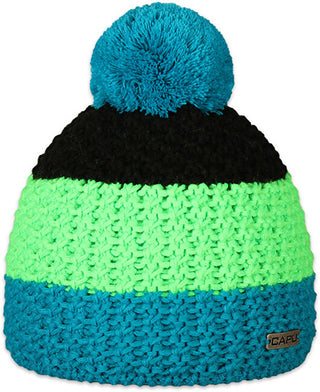 Capu Cappello Da Donna verde, azzurro e nero