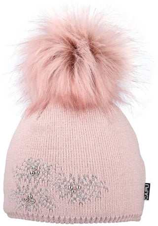 Capu Cappello Da Donna rosa fiocchi di neve