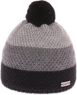 Capu Gray and Black Striped Children's Hat 