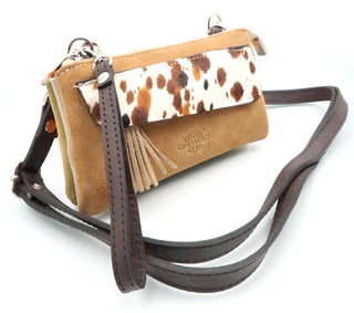 Caramelo borsa a tracolla in pelle da donna 51199 Camel