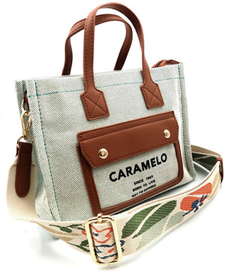 Caramelo borsa da donna 51120 Verde
