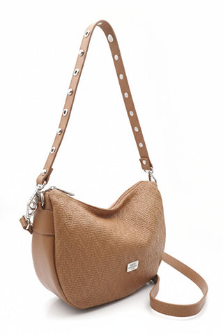 Caramelo borsa in pelle da donna Banana Bag 82343 Cuero
