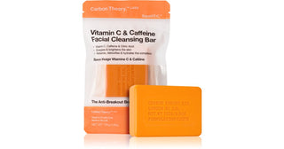 Carbon theory Vitamin C & Caffeine Facial Cleansing Bar - Facial Cleansing Soap - 100.0g