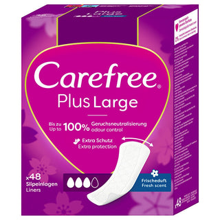 Carefree Panty liners Plus Large 48 pcs