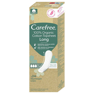 Carefree Organic Cotton Long Panty Liners - Variant: 24 ks