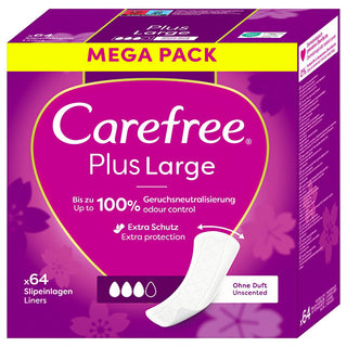 Carefree Plus Large Panty Liners - Variant: 64 ks