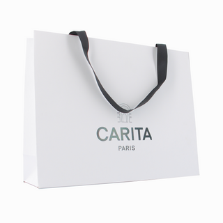 Carita Paris, Carita, Compras, Bolsa de cartón GWP, color marfil, talla L