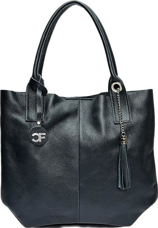 Carla Ferreri Borsa A Mano In Pelle Da Donna blu