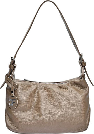 Carla Ferreri Borsa A Mano In Pelle Da Donna fango