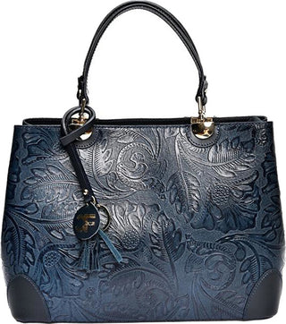 Carla Ferreri Borsa A Mano In Pelle blueDa Donna