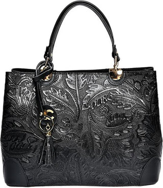 Carla Ferreri Borsa A Mano In Pelle nero Donna