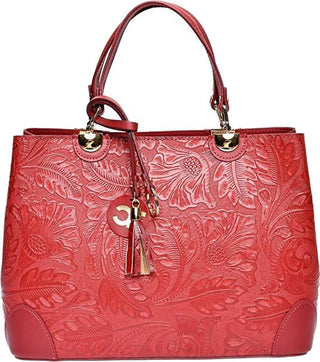 Carla Ferreri Borsa A Mano In Pelle rosso Da Donna