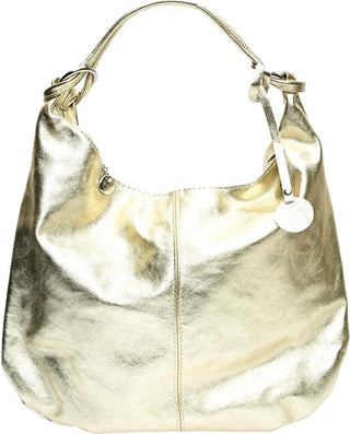 Carla Ferreri Borsa A Mano In Pelle Da Donna dorata