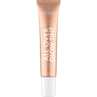 Catrice All Over Glow, illuminante liquido, vegano, scintillante, 030, crema solare, viso, 15 ml