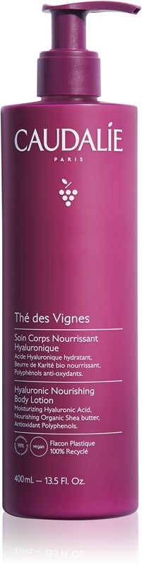 Caudalie קרם גוף מזין בחומצה היאלורונית - נפח: 400 מ"ל