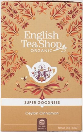 English tea shop Ceylon cinnamon ORGANIC 20 bags