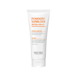 Cell By Cell Crema Solare in Polvere che Protegge la Barriera Cutanea Crema Solare per il Viso SPF 50+ 100 ml