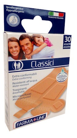 Farmaline Cerotti Classici Medi 4 Formati Conf. 30 Pezzi