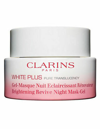 Clarins قناع الوجه الليلي وايت بلس (قناع جل ليلي مضيء ومنعش) 50 مل