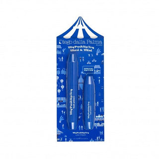 Diego dalla palma Kit Mypushup Toy Primer 153 Blu + Mini Primer 153 Blu — Set e Cofanetti