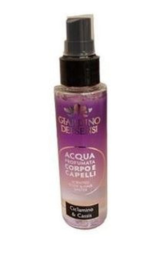 Giardino Dei Sensi Acqua Profumata Corpo E Capelli Ciclamino E Cassis 110 ml — Doftvatten