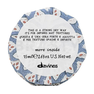 Davines More Inside Strong Dry Wax 75 ml — Cera capelli
