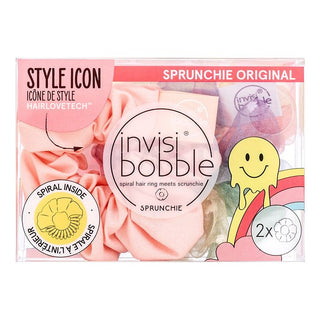 InvisiBobble Sprunchie Retro Dreamin' Hue-Man Love 