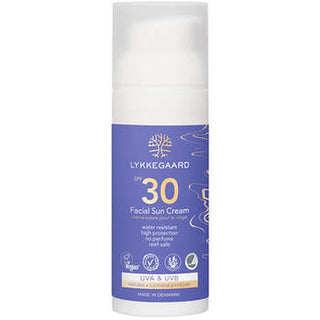 Lykkegaard Sonnencreme für das Gesicht SPF 30 - Sonnenschutz 50 ml 