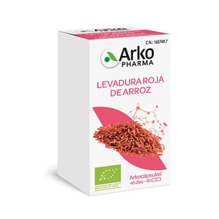 Arkopharma ريزو روسو فيرمنتاتو 45 كبسولة — مكمل غذائي
