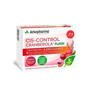 Arkopharma Cis-Control Cranberola Flash 20 kapsler — Kosttilskud