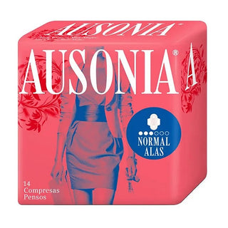 Serviettes hygiéniques Ausonia Normal With Wings 14 unités 