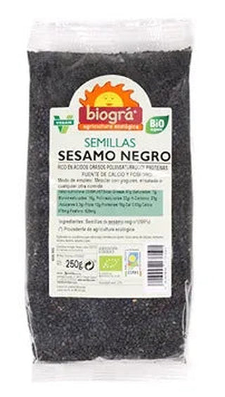 Biográ Sesamo Nero Bio 250 g — Alimento
