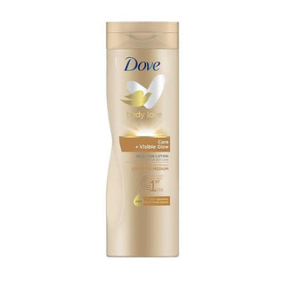 Dove Visible Glow Lotion autobronzante pour le corps, teinte moyenne, 400 ml 