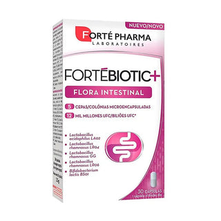 Forte pharma Fortebiotic+ Tarmflora 30 kapsler — Kosttilskudd