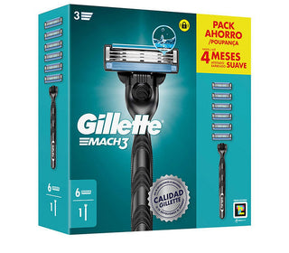 Gillette Mach 3 Machine 6 ricariche — Lame di ricambio