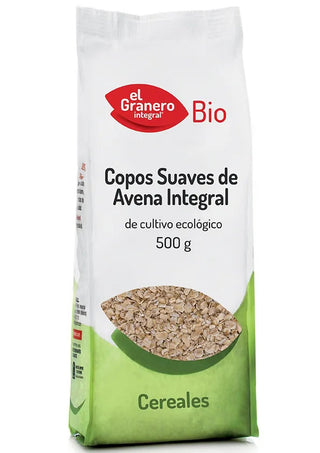 Granero Bløde fuldkorn havreflager 500g — Økologisk korn