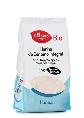 Granero Økologisk Fuldkorn Rugmel 1kg — Økologisk Mel