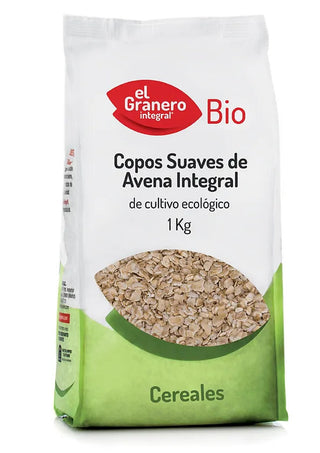 Granero Fiocchi d'avena morbidi integrali biologici 1kg — Økologisk korn