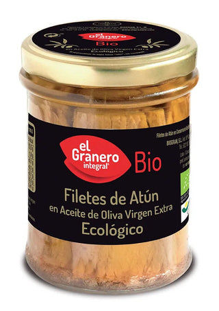 Granero Filetti di Tonno Biologico 195g — Tunfisk i olie