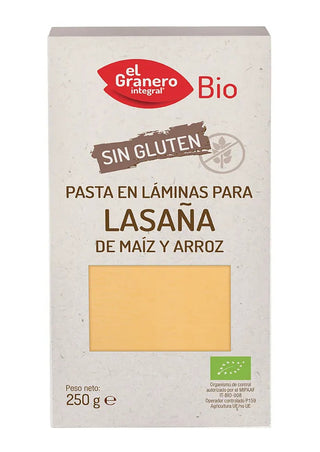Granero Økologiske Glutenfri Lasagneplader 250 g — Pasta
