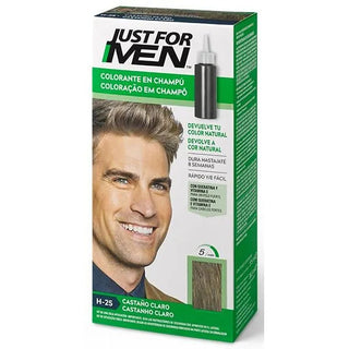 Just For Men Shampoo-in Color Castano Chiaro 66ml — Shampoo colorante