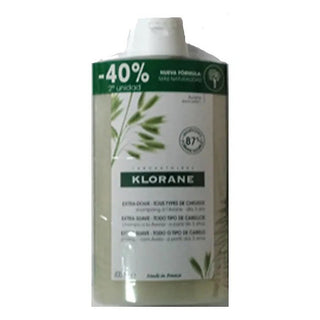 Klorane Extra Mildes Hafer-Shampoo 2x400ml 